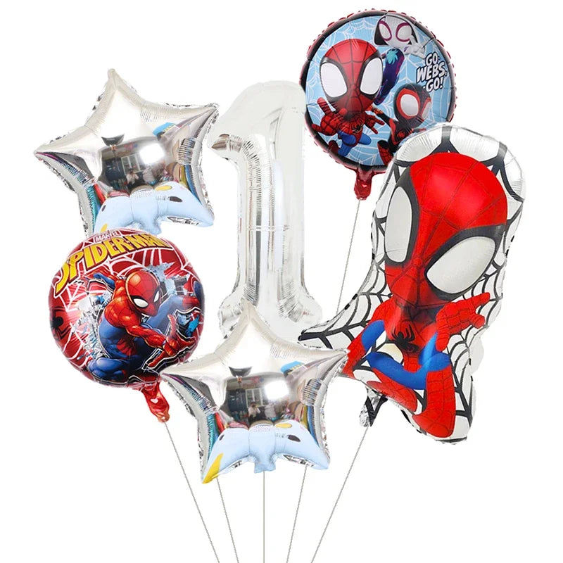 Spiderman Verjaardags Ballonen