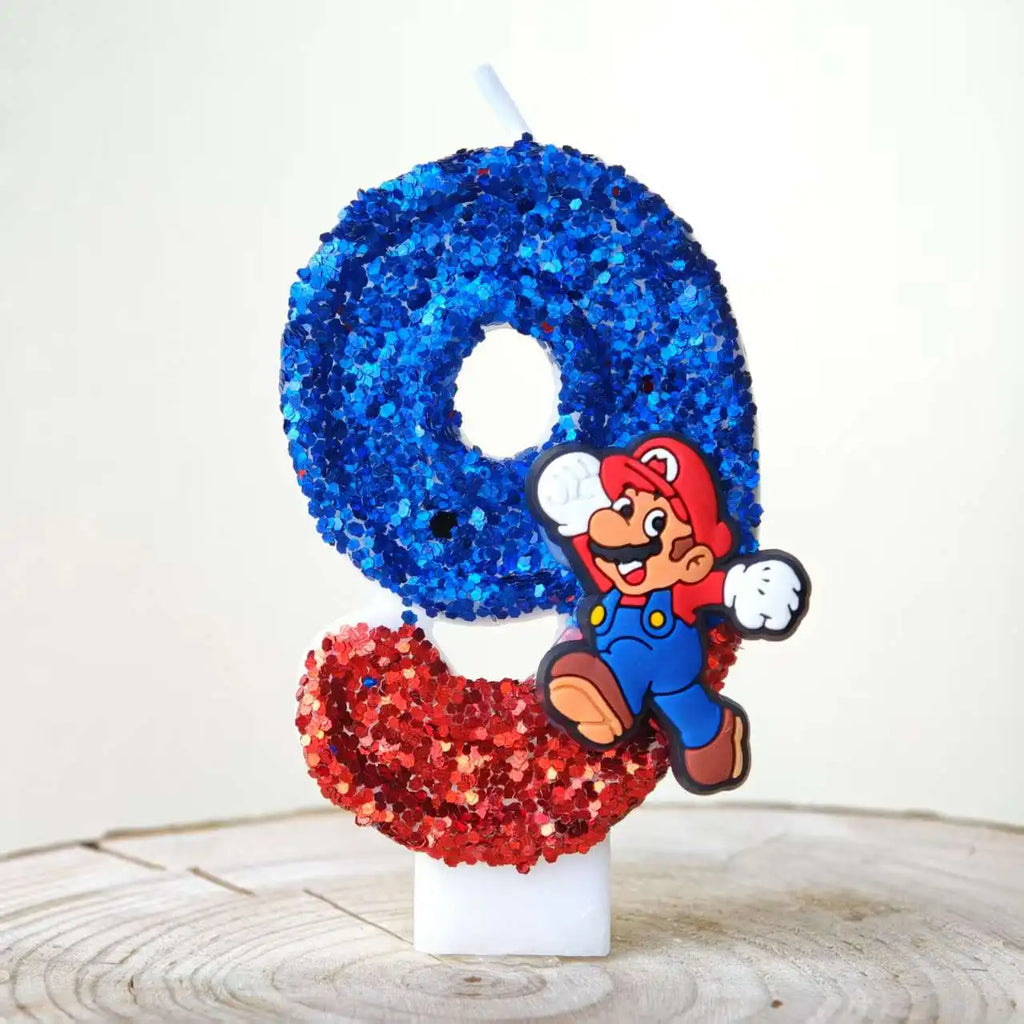 Mario & Luigi verjaardags kaarsen