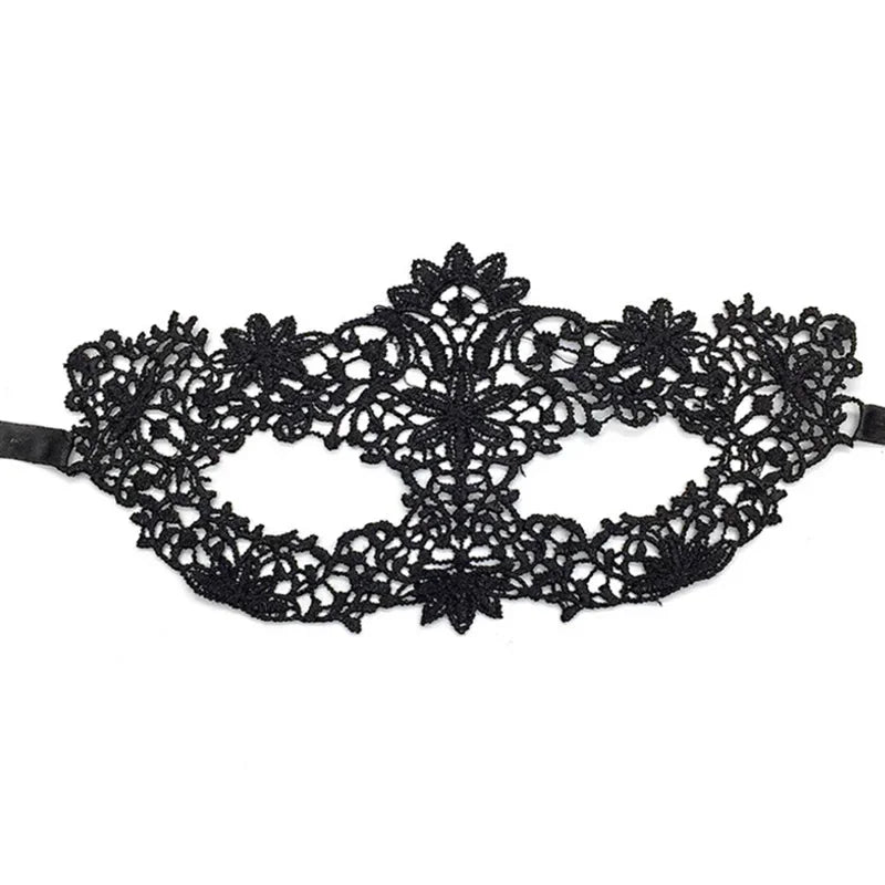 Man en vrouw Masquerade Prom Sexy Black Eye Masks