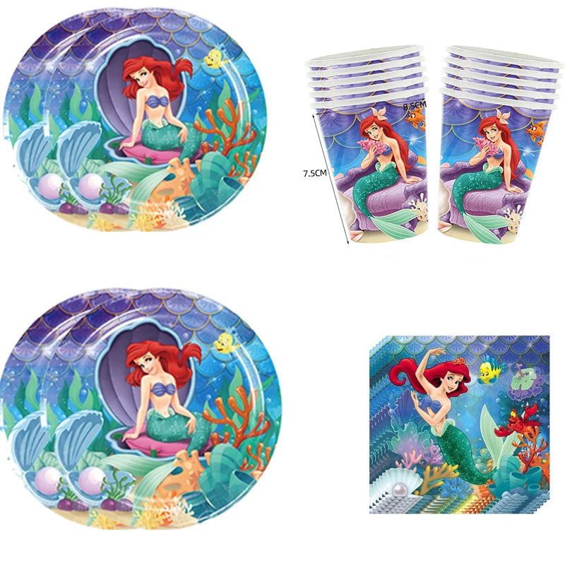 The Little Mermaid Verjaardags Sets