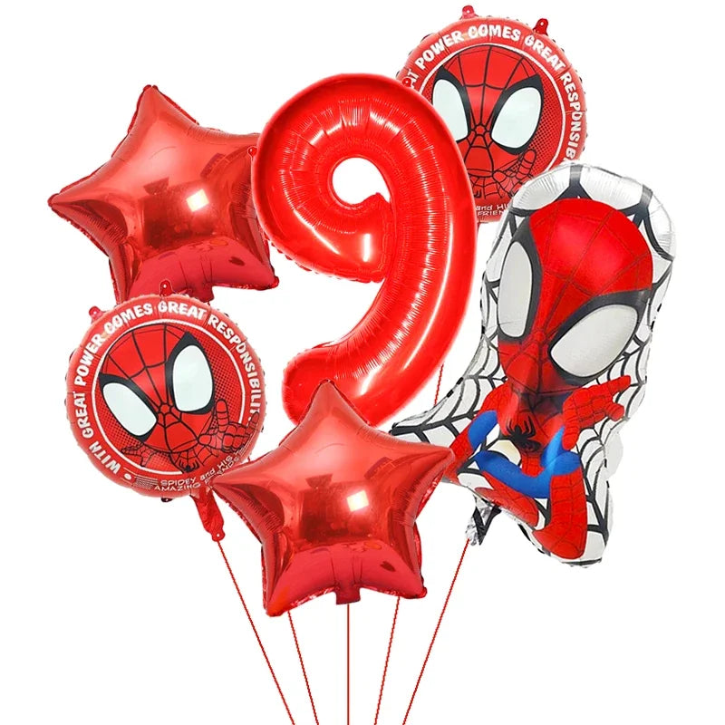 Spiderman Verjaardags Ballonen