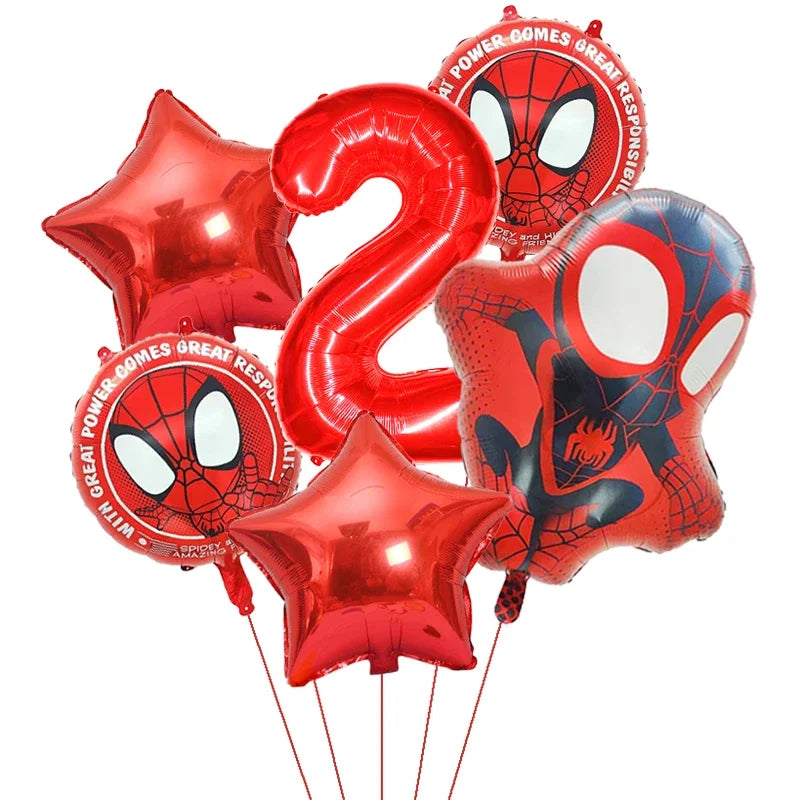 Spiderman Verjaardags Ballonen
