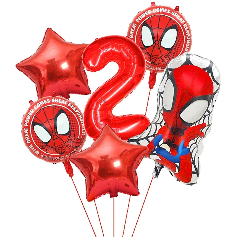 Spiderman Verjaardags Ballonen