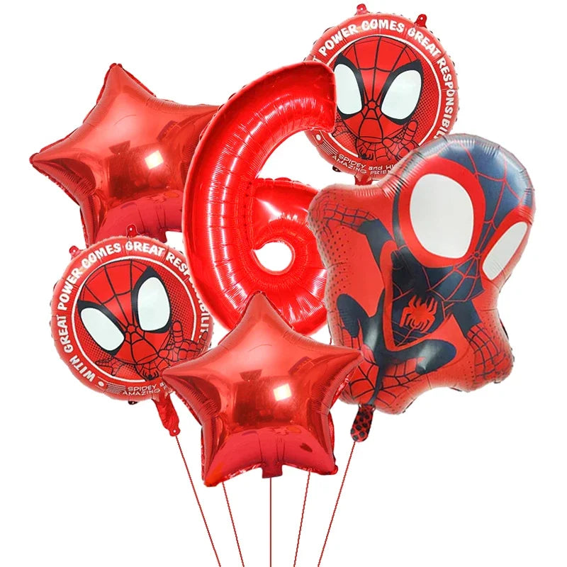 Spiderman Verjaardags Ballonen