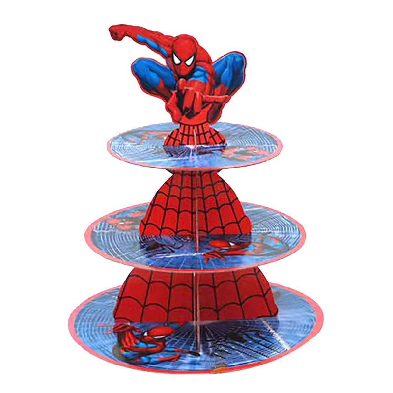 Spiderman Feestset met servies,ballonnen en decoratie