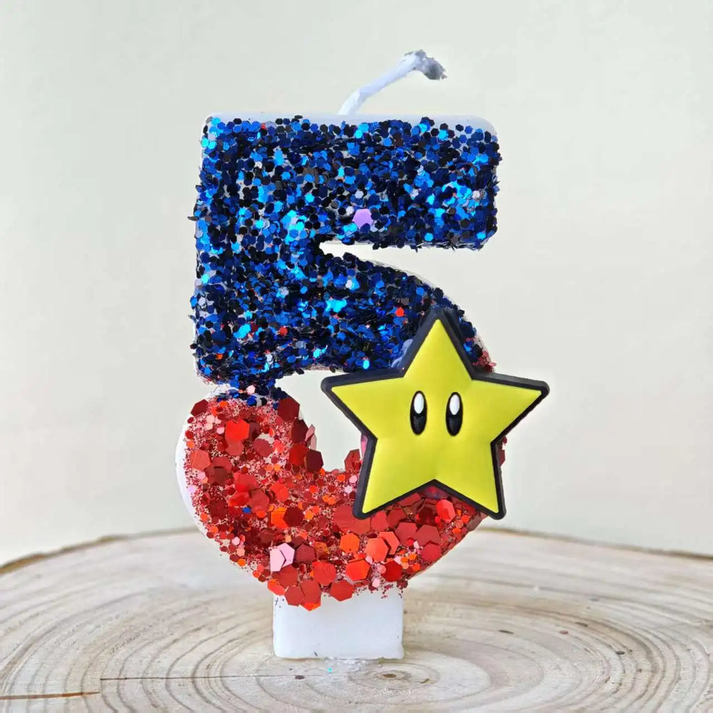 Mario & Luigi verjaardags kaarsen