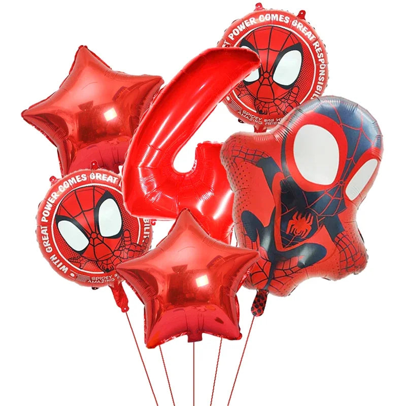 Spiderman Verjaardags Ballonen