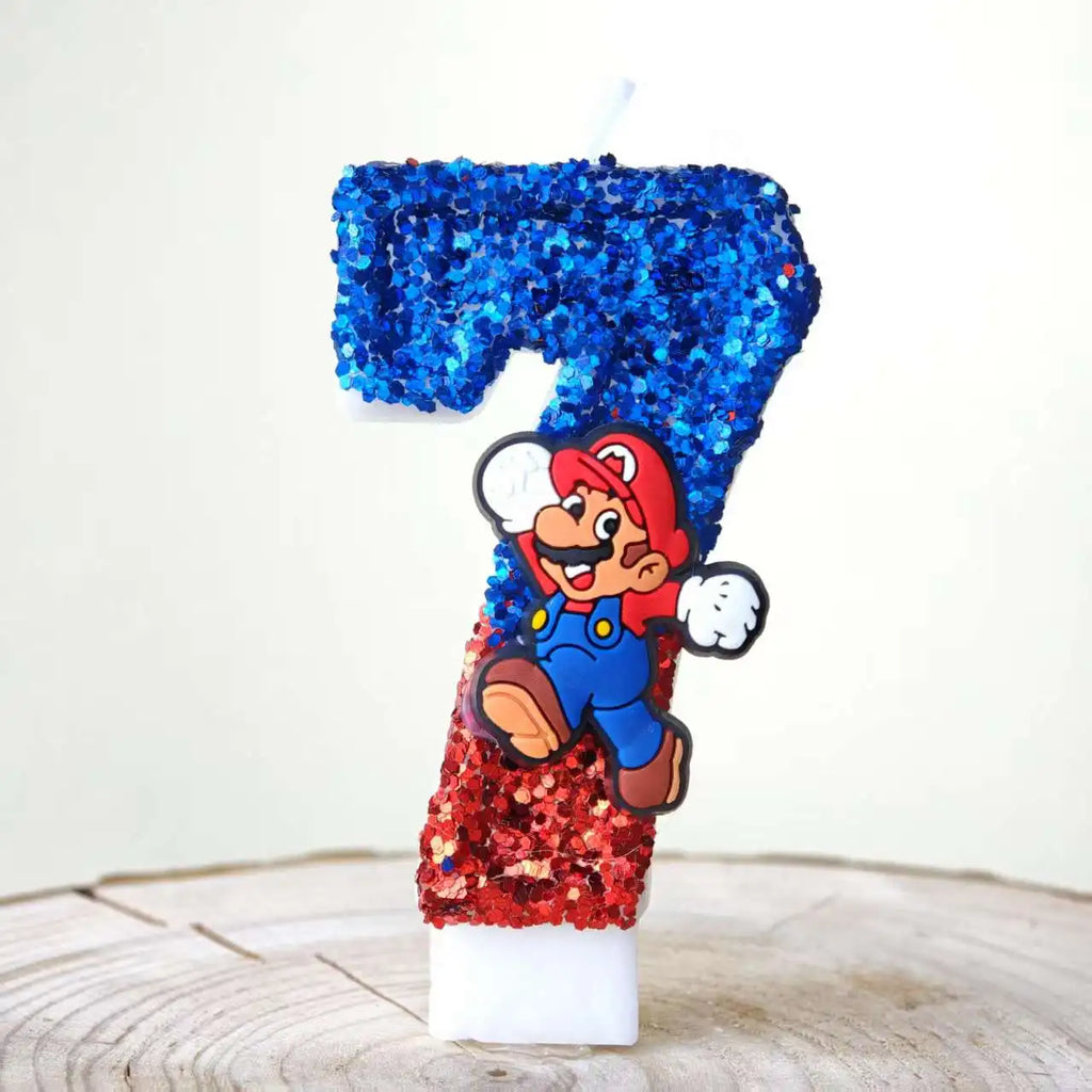 Mario & Luigi verjaardags kaarsen