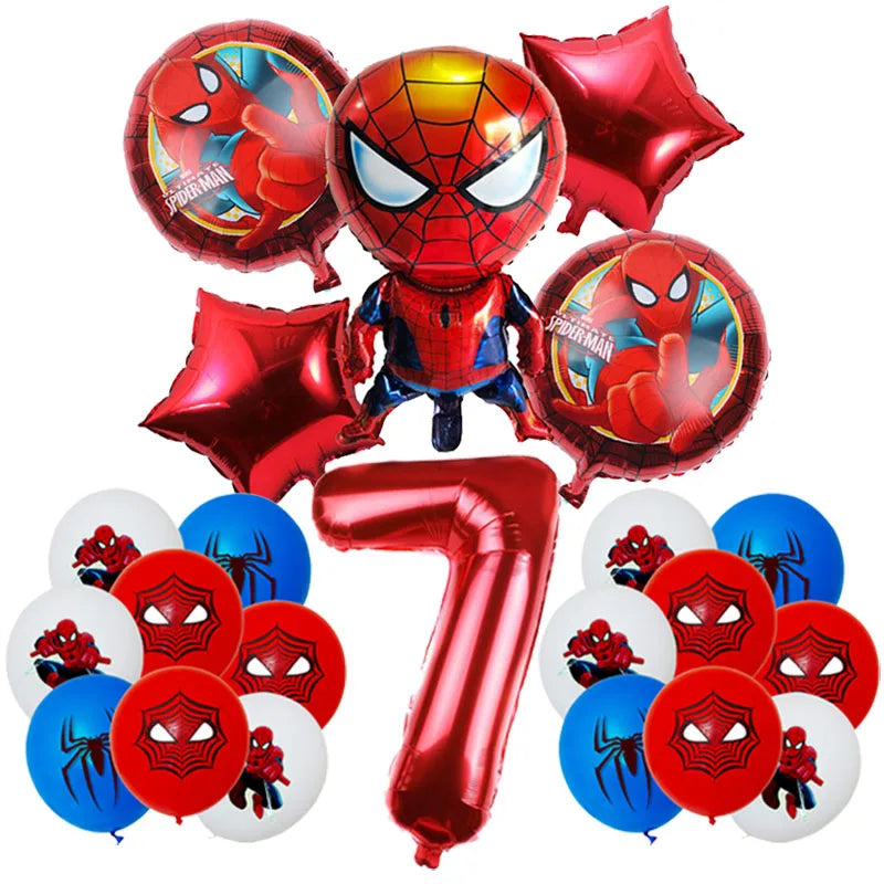 Spiderman verjaardags decoratie