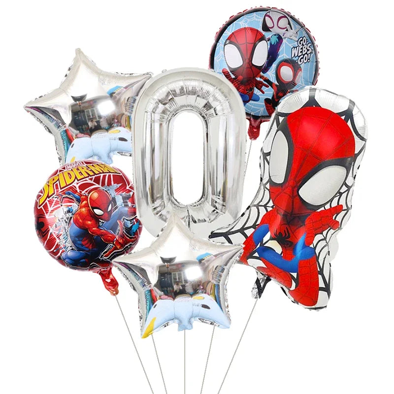 Spiderman Verjaardags Ballonen