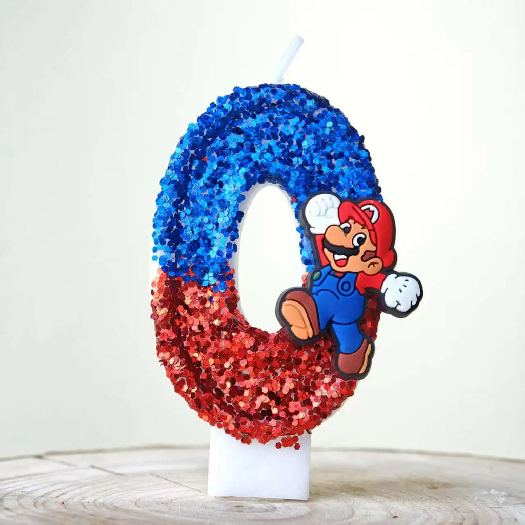 Mario & Luigi verjaardags kaarsen