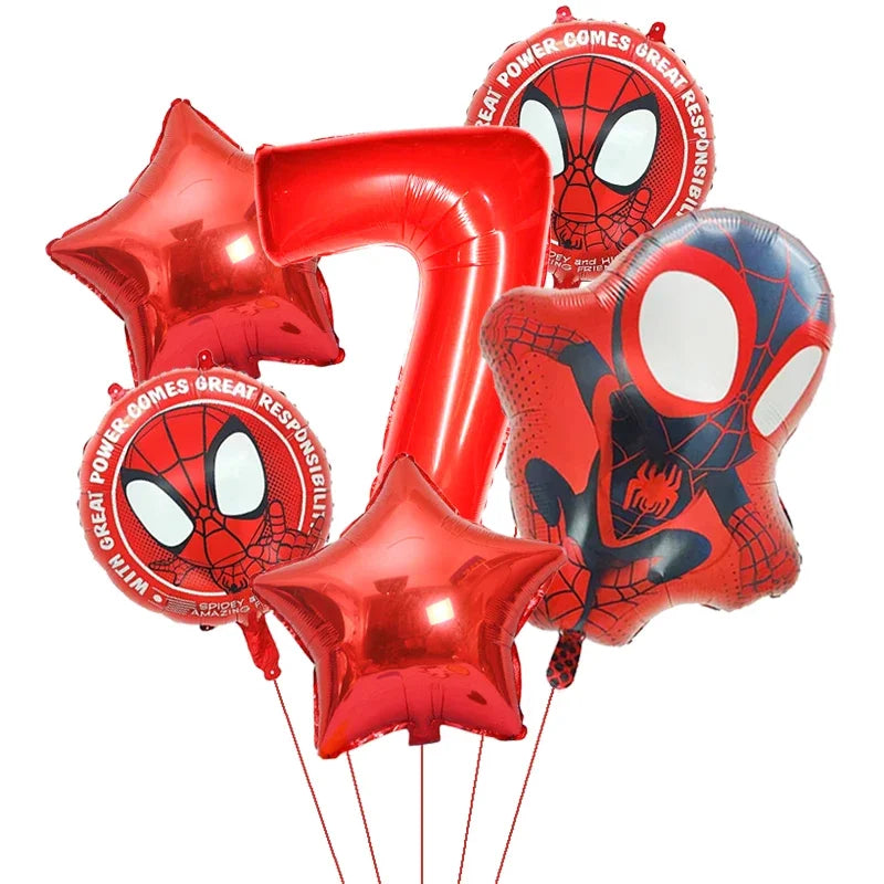 Spiderman Verjaardags Ballonen