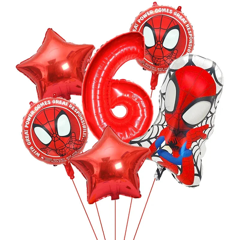 Spiderman Verjaardags Ballonen