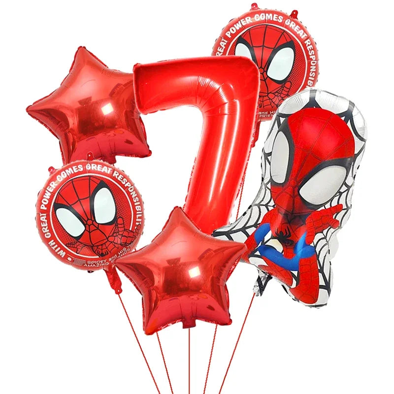 Spiderman Verjaardags Ballonen