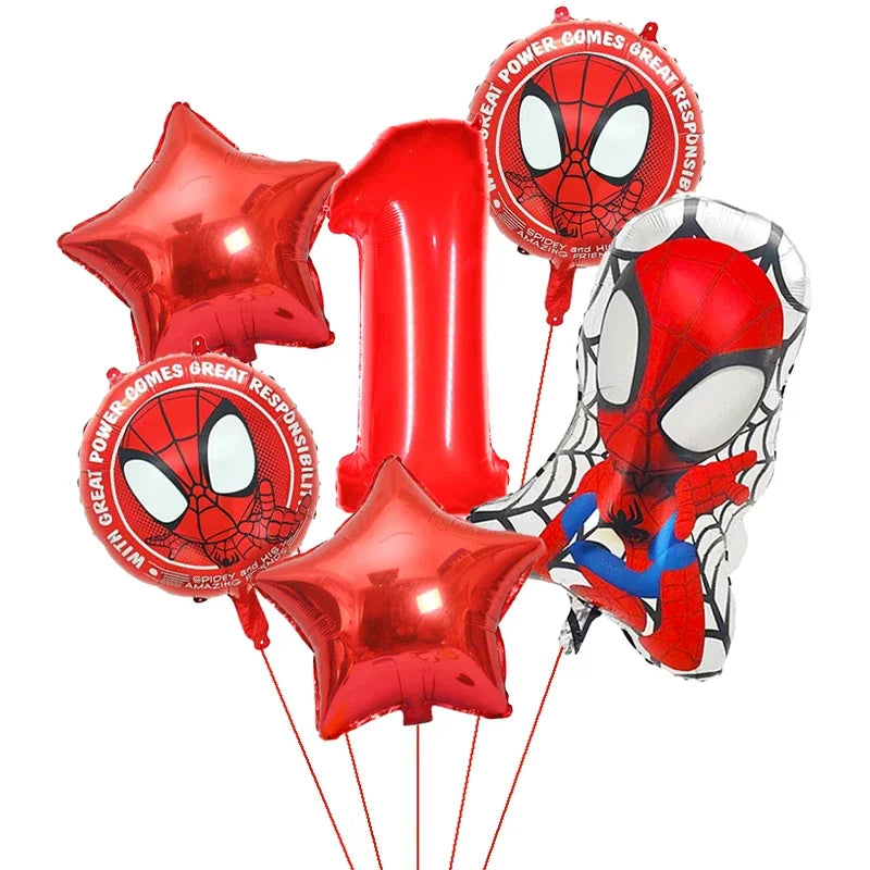 Spiderman Verjaardags Ballonen