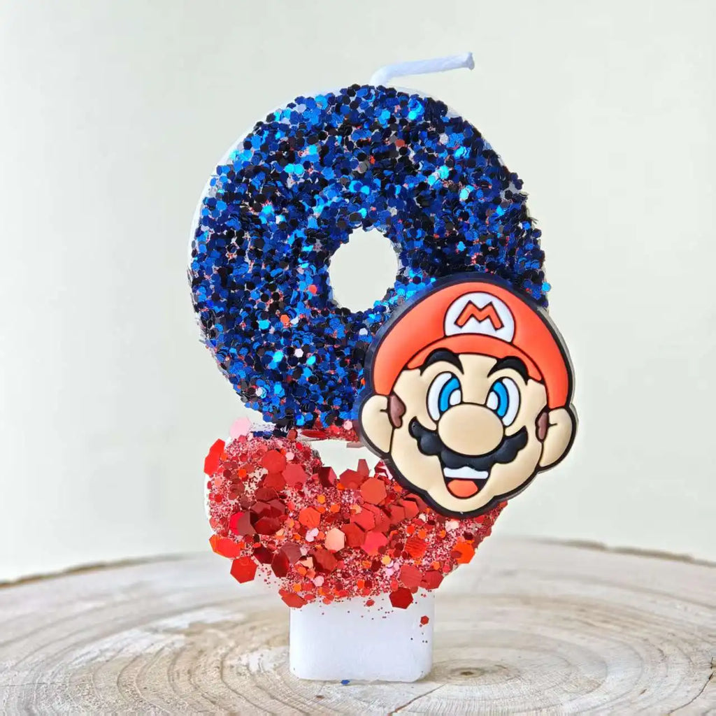 Mario & Luigi verjaardags kaarsen