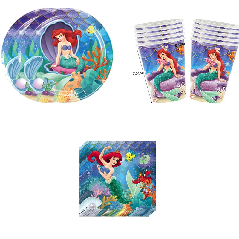 The Little Mermaid Verjaardags Sets