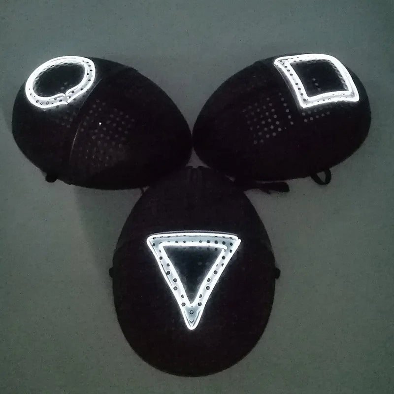 Led Squid game/Teddy Mask