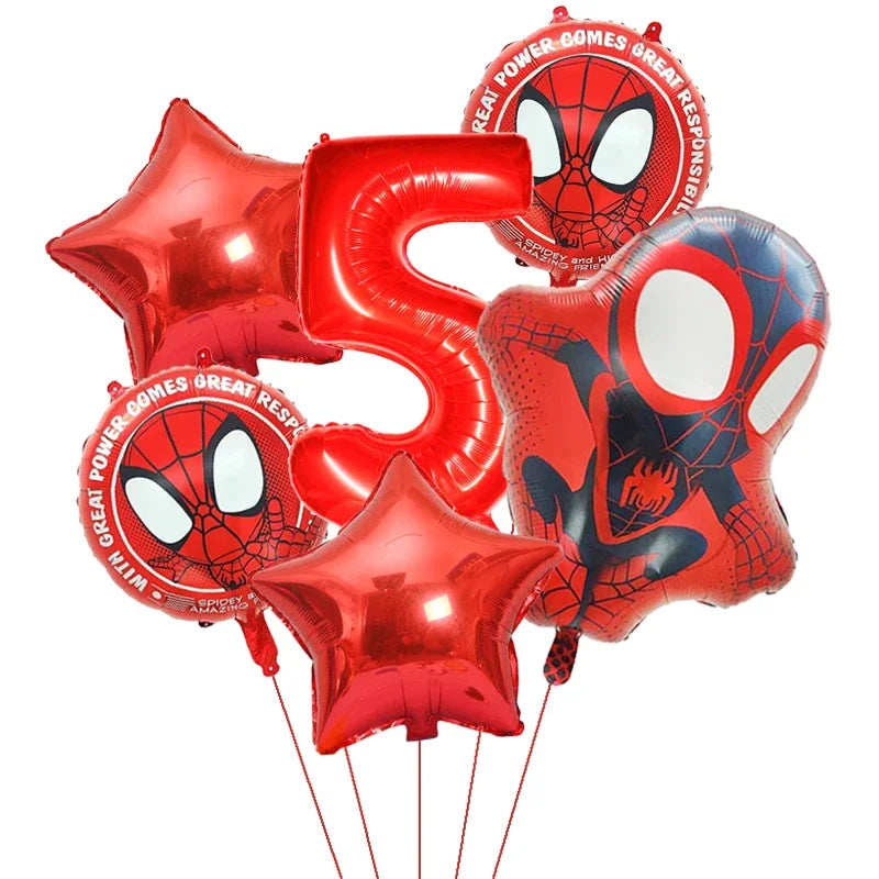 Spiderman Verjaardags Ballonen