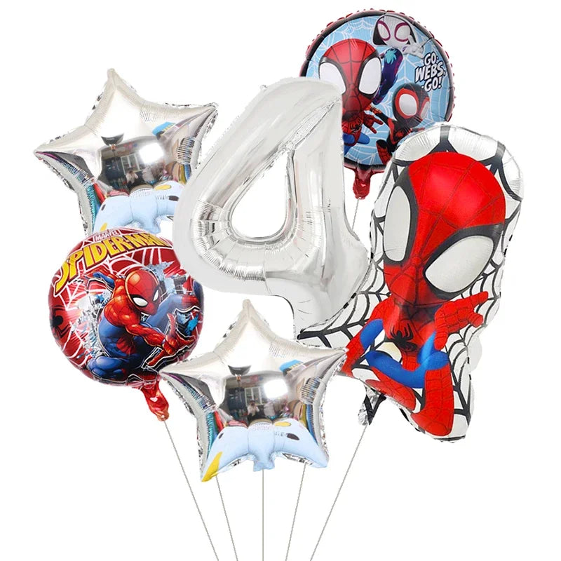 Spiderman Verjaardags Ballonen
