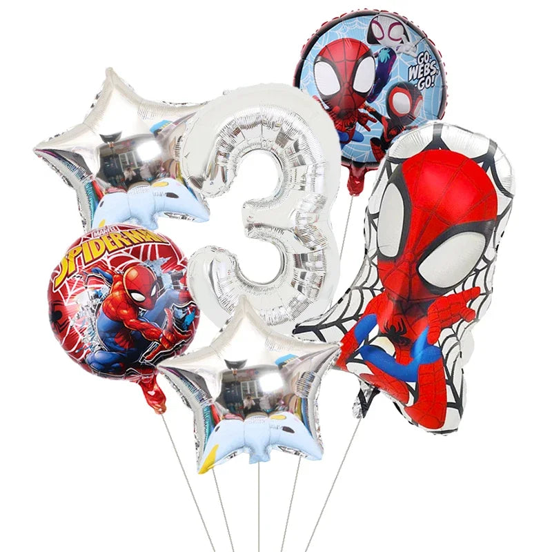 Spiderman Verjaardags Ballonen