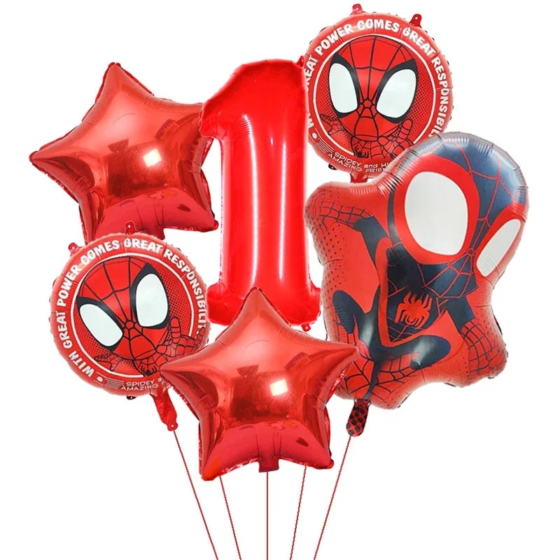 Spiderman Verjaardags Ballonen