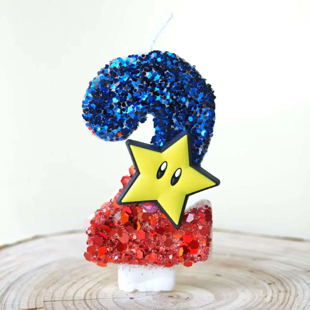 Mario & Luigi verjaardags kaarsen