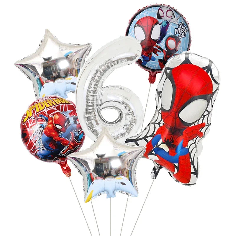 Spiderman Verjaardags Ballonen