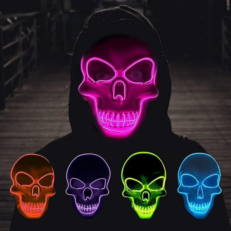 Halloween Led Horror schedel masker