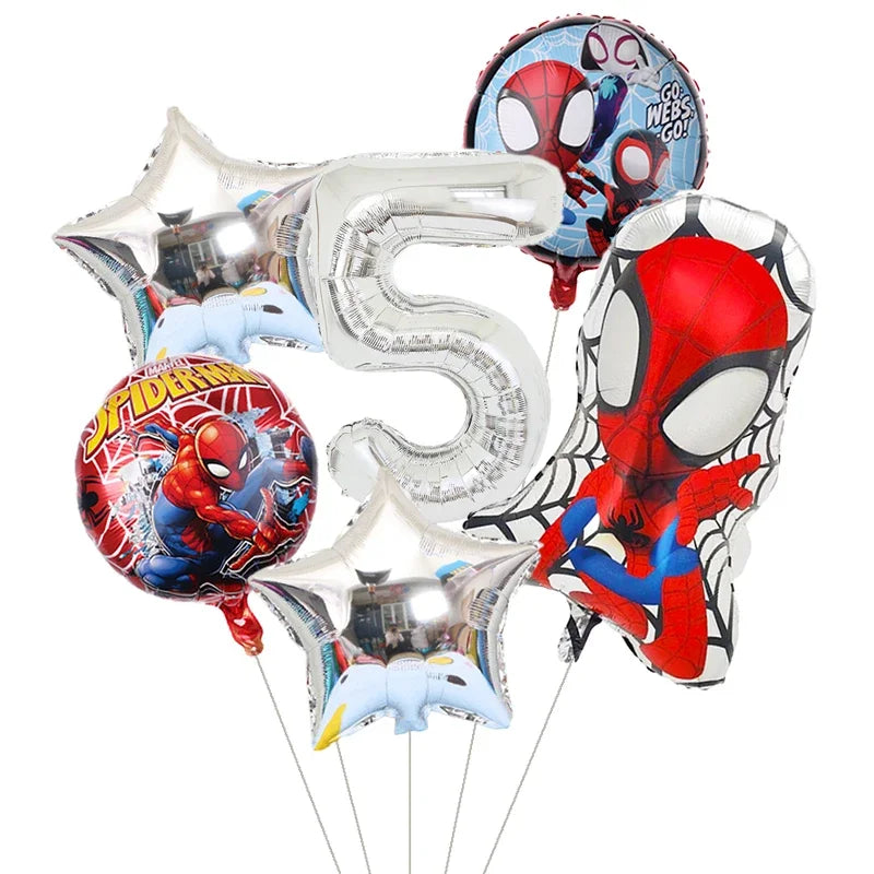 Spiderman Verjaardags Ballonen